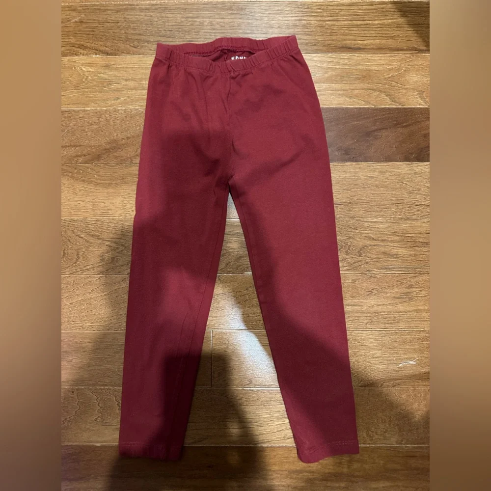 Girls Maroon Pants - Size 6T